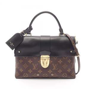 Louis Vuitton One-Handle Flap Bag MM Handbag, Coated Canvas and Leather, Mono...